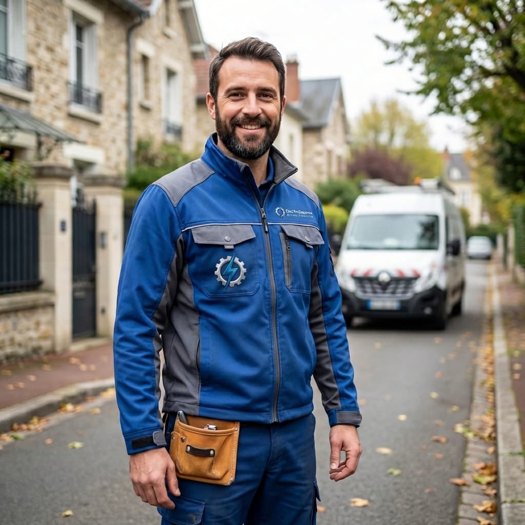 Électricien Elec'ProDepanne prêt à intervenir